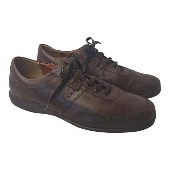 Mephisto Dark Brown Oxford Shoes Size 13 Lace Up Air Jet Sneaker Loafer Casual main image 4
